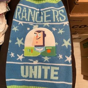 Buzz Lightyear ugly dog sweater
